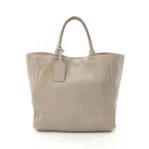 Prada tote bag beige deerskin